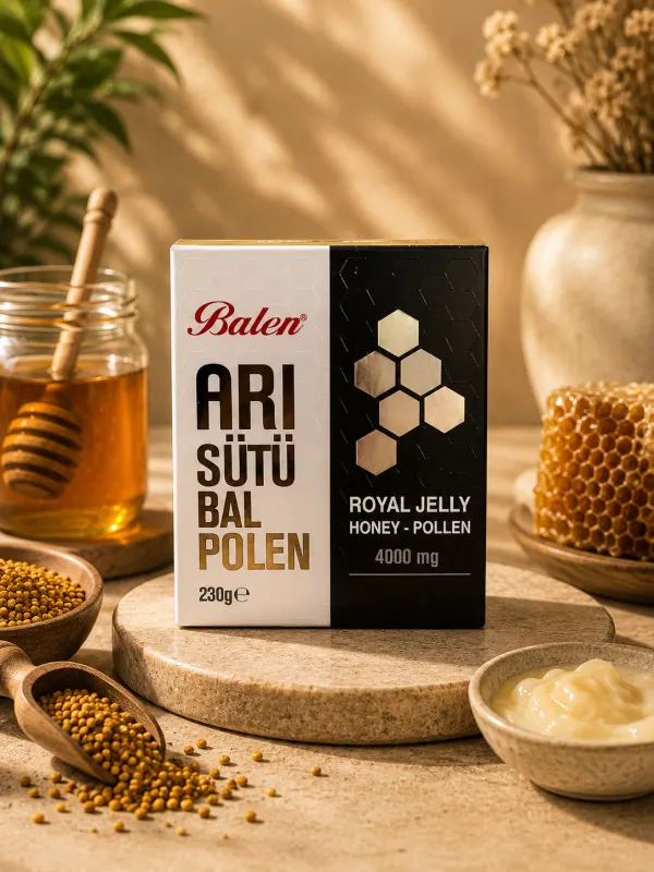 Balen Arı Sütü Bal-Polen 4000 Mg