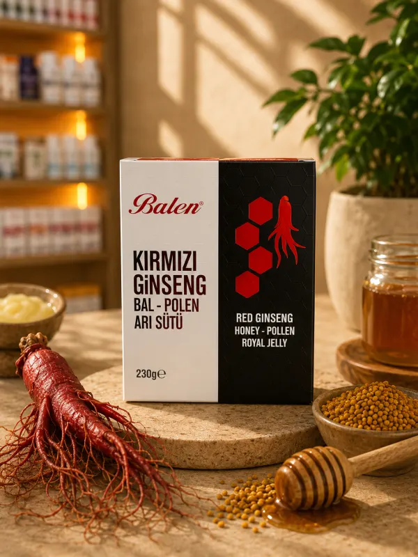 Balen Bal & Polen & Ginseng & Arı Sütü Karışımı 230 G